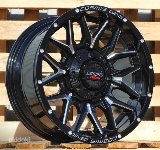 R20x9  12X135/139  ET  0  106.1  B1592  Black (BL)  For 4X4  (K3)  (Black+Milling)