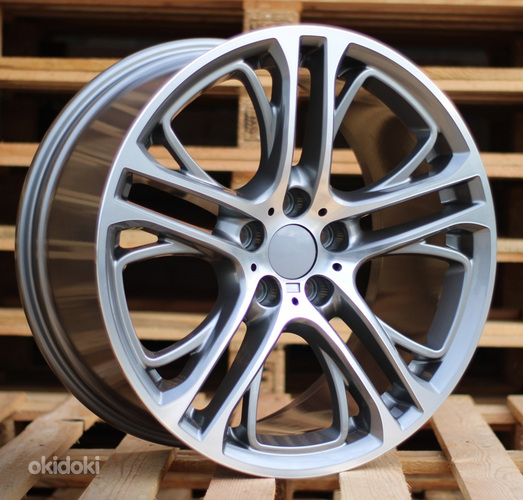 R20x10  5X120  ET  51  72.6  B1600  Grey Polished+Powder Coating (MGPC)  For BMW  (P)  (Rear+Front For BMW X3)