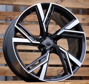 R18x8  5X112  ET  35  66.5  B1571  (FBX154)  Black Polished (MB)  For AUD  (A+P2)  (HYBRID FORGED) (1 foto / 1)