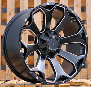 R22x10  5X127  ET  0  71.6  B1585  Black Matt (BM)  For 4X4  (K3)  (Milling) (1 foto / 1)