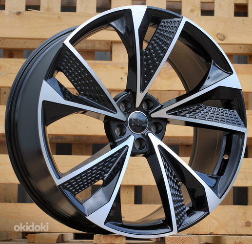 R18x8  5X112  ET  35  66.6  B1566  (FBX008)  Black Polished (MB)  For MER  (Z5)  (HYBRID FORGED)
