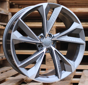 R19x8.5  5X112  ET  35  66.5  B1566  Grey Polished (MG)  For AUD  (Z2) (1 foto / 1)