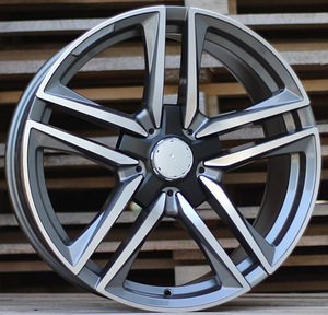 R19x9.5  5X112  ET  45  66.6  B1558  Grey Polished (MG)  For MER  (P)  (Rear+Front (AKC 70 Eur)) (1 foto / 1)