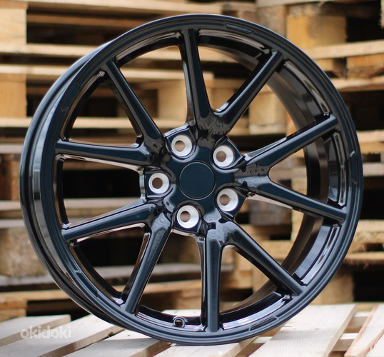 R18x8.5  5X114.3  ET  40  64.1  B1503  Black Half Matt (BLHM)  For TESLA  (Z1)  (Model 3)
