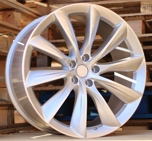 R22x9  5X120  ET  35  64.1  B1469  Silver Shining (SS)  For RACIN  (K4)  ((Rear+Front) TESLA Model S (AKC 140 Eur)) (1 foto / 1)