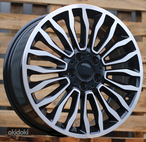 R18x7.5  5X112  ET  52  66.5  B1490  Black Polished (MB)  For MER  (Z1)  ((max 980kg)(V-Class/Vito))