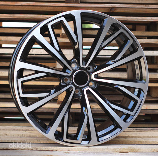 R20x8.5  5X112  ET  43  66.5  B1453  (XFE389)  Black Polished (MB)  For AUD  (K4+P2)
