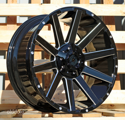 R20x9  6X139.7  ET  0  106.1  B1443  Black (BL)  For 4X4  (K3)