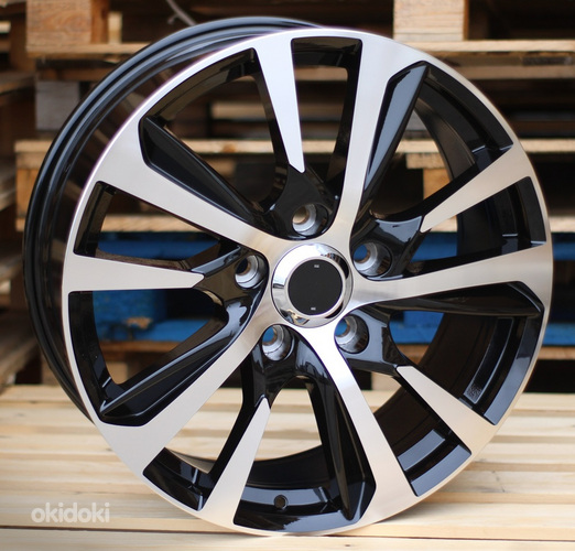 R21x8.5  5X150  ET  54  110.1  B1447  Black Polished (MB)  For TOYOT  (K7)  (4x4)