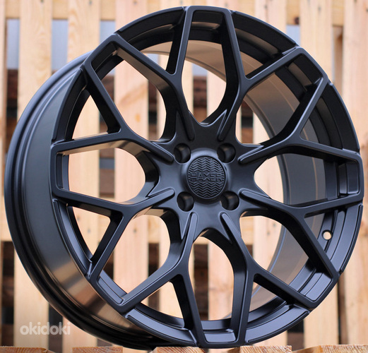 R17x7.5  3X112  ET  25  57.1  B1449  Black Half Matt (BLHM)  For SMART  (P2+Z2)  (HAXER Front+Rear)