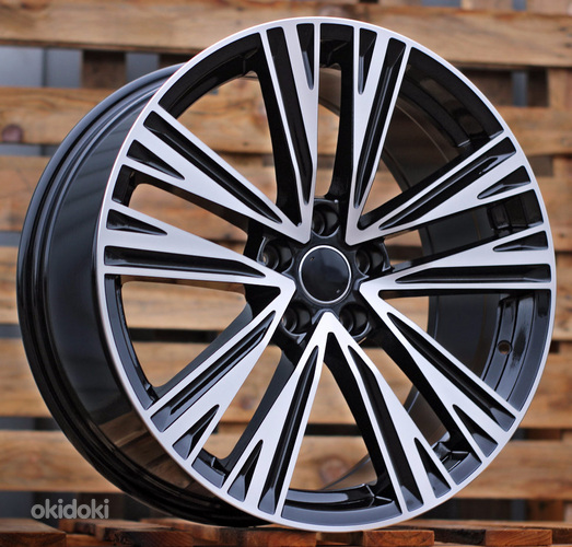 R19x8.5  5X112  ET  40  66.5  B1424  (FBX045)  Black Polished (MB)  For AUD  (Z5)  (HYBRID FORGED)