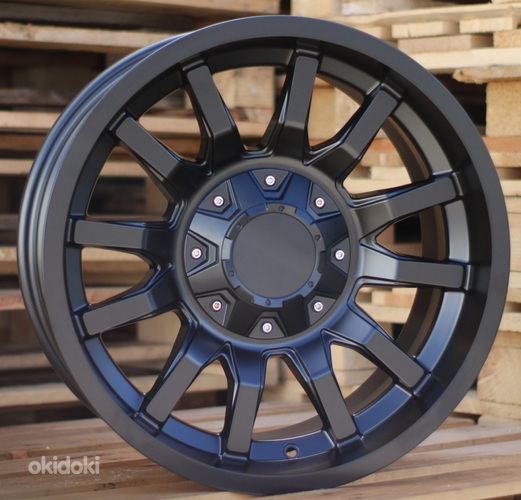 R18x9  6X114.3  ET  0  66.1  B1427  Black Half Matt (BLHM)  For 4X4  (P)  ((AKC 85 Eur))