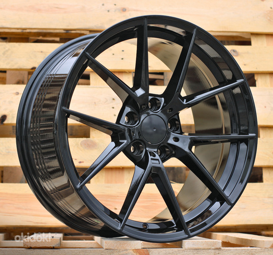 R18x8  5X120  ET  34  72.6  B1416  (FBX124)  Black (BL)  For BMW  (P2+Z4+Z5+A)  (HYBRID FORGED)