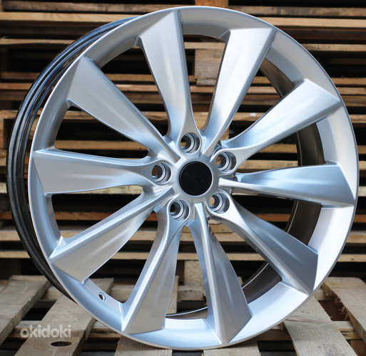 R21x8.5  5X120  ET  40  64.1  B1385  Hyper Silver (HS)  For RACIN  (K3)  (TESLA Front+Rear)