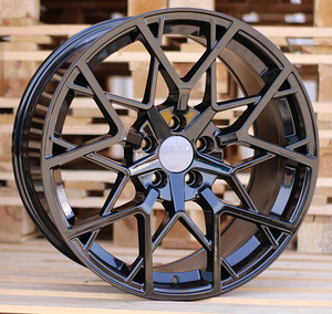 R20x9.5  5X120  ET  38  72.6  B1383  Black (BL)  For BMW  (K4)  (Rear+Front) (1 foto / 1)