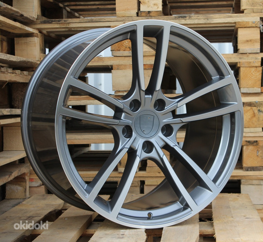 R21x11  5X130  ET  58  71.6  B1378  Grey Polished (MG)  For PORCH  (K3)  (Front+Rear)
