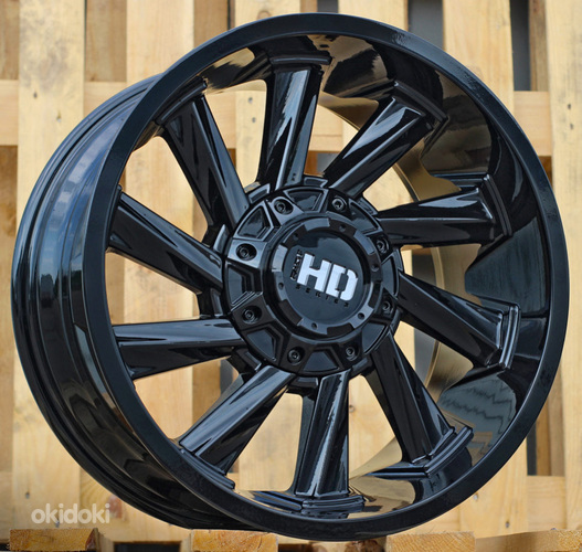 R18x9  6X139.7  ET  0  110.1  B1323  Black (BL)  For 4X4  (Z1)  (Black+Milling)