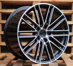 R20x11  5X130  ET  60  71.6  B1274  Black Polished (MB)  For PORCH  (P+Z2)  (Rear+Front) (1 foto / 1)
