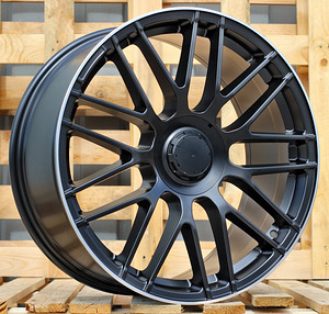 R20x8  5X112  ET  36  66.6  B1268  Black Half Matt+Polished Lip (BLHMPL)  For MER (1 foto / 1)