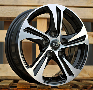 R15x6  5X108  ET  45  67.1  B1242  Black Polished (MB)  For RACIN  (D5) (1 foto / 1)