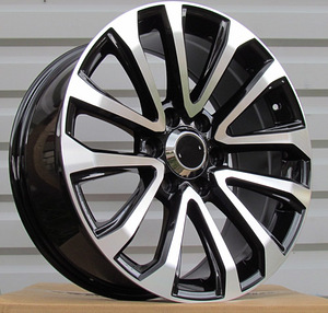 R20x8.5  6X139.7  ET  25  106  B1223  Black Polished (MB)  For 4X4  (K3)  (For TOYOTA) (1 foto / 1)