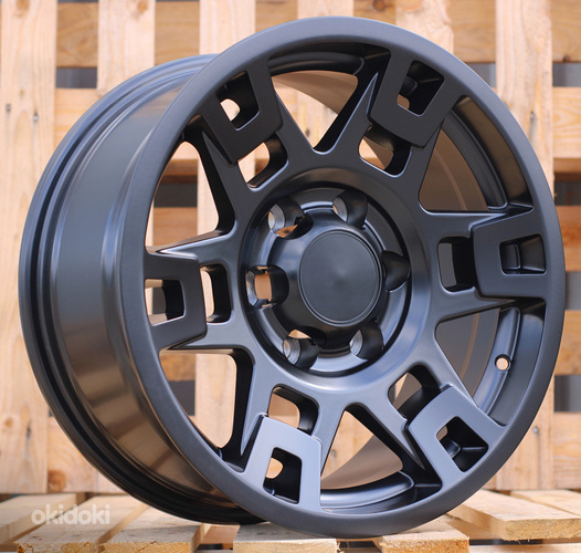 R22x9  6X139.7  ET  15  106.1  B1174  Black Half Matt (BLHM)  For TOYOT  (K4)