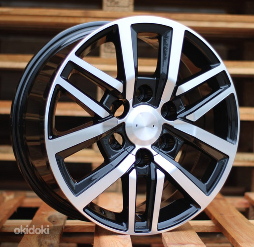 R16x7  5X100  ET  40  57.1  B1155  Black Half Matt (BLHM)  For RACIN  (D2)