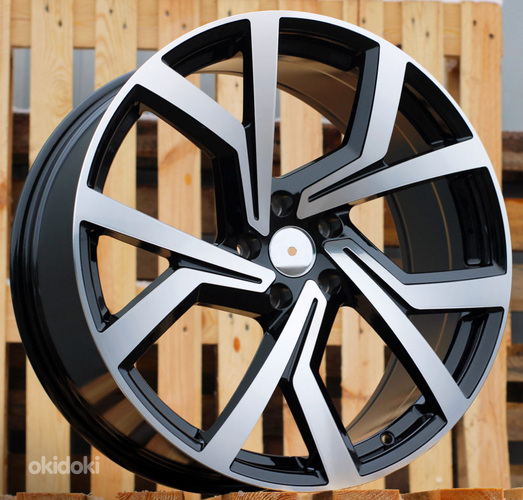 R18x7.5  5X112  ET  51  57.1  B1154  (IN5358)  Black Polished (MB)  For VW  (K8)