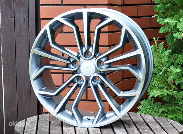 R19x10  5X120  ET  21  72.6  B112  Grey Polished (MG)  For BMW  (K7)  ((AKC 60 Eur))