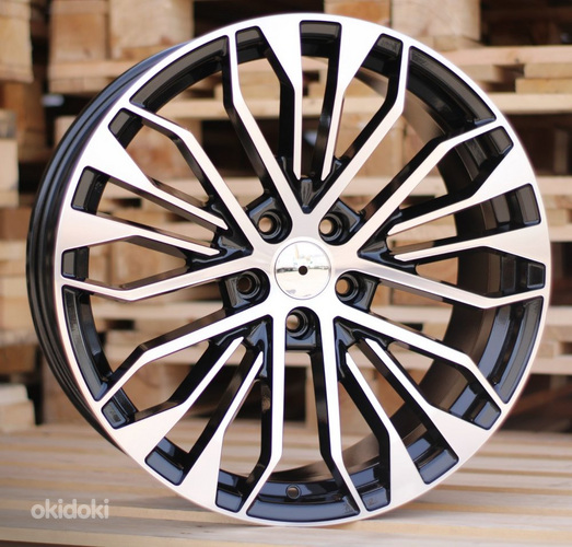 R18x8  5X112  ET  39  66.5  B1096  Black Polished (MB)  For AUD  (P)