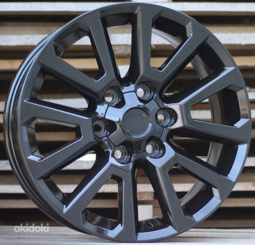 R17x7.5  6X139.7  ET  25  106.1  B1072  (BK5881)  Black Half Matt (BLHM)  For TOYOT  (Z4)
