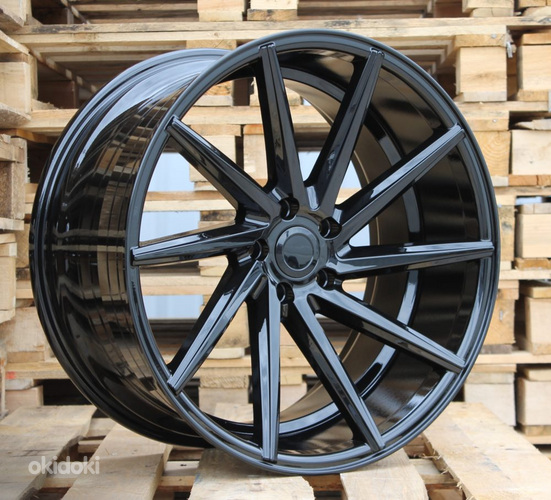 R18x8  5X112  ET  35  66.6  B1059  Black (BL)  For RACIN  (Z2)  (RIGHT SIDE (Style Vossen))