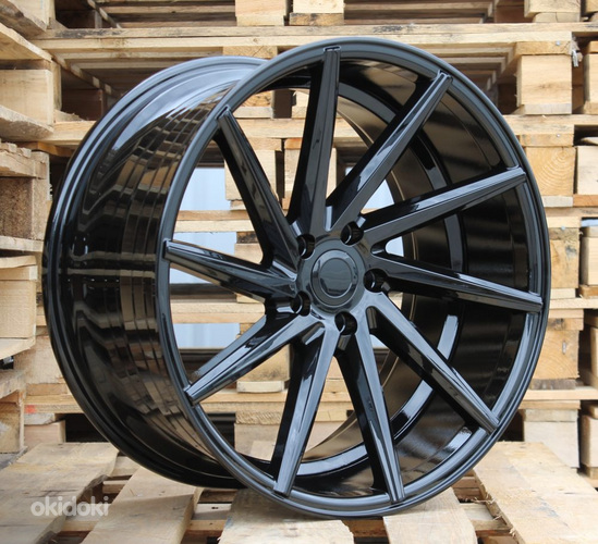 R20x8.5  5X112  ET  33  66.5  B1058  Black (BL)  For RACIN  (P)  (LEFT SIDE (Style Vossen))