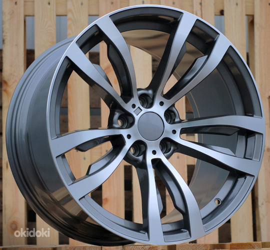 R20x10  5X120  ET  40  74.1  B1057  Grey Polished (MG)  For BMW  (Z3)  (Rear+Front)