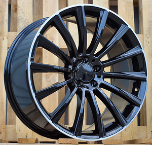 R21x10  5X112  ET  40  66.6  B1048  Black+Polished Lip (BLPL)  For MER  (K3) (1 foto / 1)