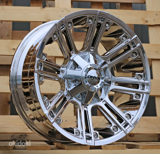 R20x9  8X165.1  ET  10  130.8  B1047  Chrome (CH)  For 4X4  (K3)  (Vacuum Chrom)