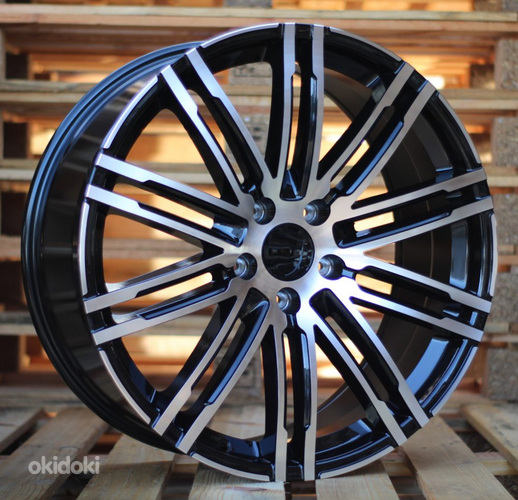 R21x9  5X112  ET  26  66.5  B1026  (LU1293)  Black Polished+Powder Coating (MBPC)  For PORCH  (P1)  (Rear+Front)