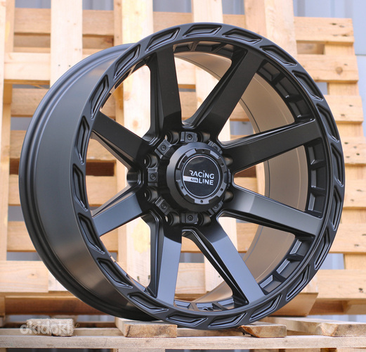 R20x10  8X165/175  ET  M18  125.2  A8917  Black Half Matt (BLHM)  For 4X4