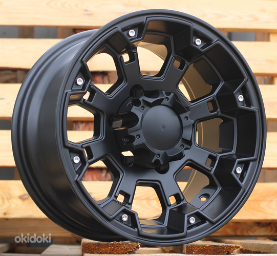 R15x8  6X139.7  ET  M10  110.1  A8068  Black Half Matt (BLHM)  For 4X4  (P)