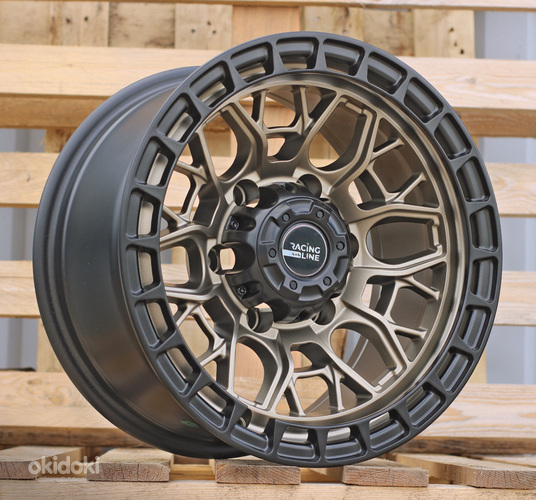 R15x8  6X139.7  ET  M10  110.1  A6274  Black Half Matt Dark Bronze (BLHMDBR)  For 4X4  (P)
