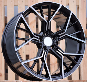 R19x8  5X112  ET  27  66.6  A5602  (B1906)  Black Polished (MB)  For BMW  (Z3)  (Rear+Front) (1 foto / 1)