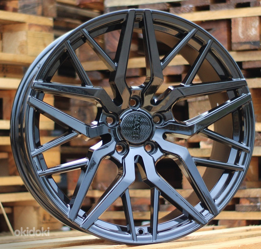 R20x10  5X120  ET  38  72.6  A5478  (HX035)  Black (BL)  For HAXER  (K4)  (Rear+Front)