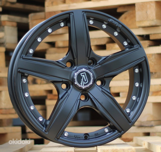 R15x6  5X114.3  ET  38  67.1  A5396  Black Matt (BM)  For RACIN  (L3)  ((AKC 50 Eur))