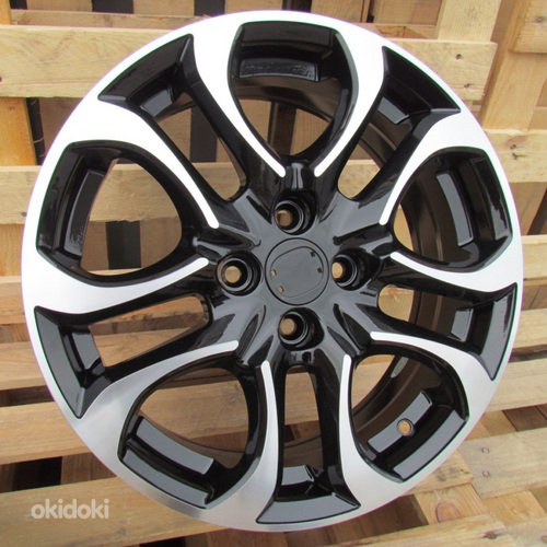 R16x6  4X100  ET  40  54.1  A5376  Black Polished (MB)  For MAZDA  (P)