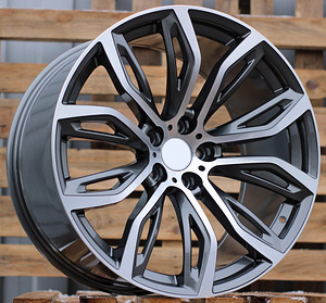 R21x11.5  5X120  ET  38  74.1  A5040  Grey Polished (MG)  For BMW  (Z1)  (REAR+FRONT) (1 foto / 1)