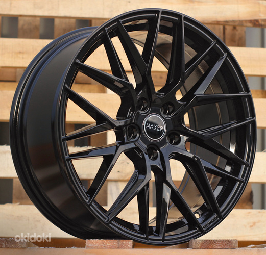R18x8  5X112  ET  40  66.5  A1273  (HX035)  Black (BL)  For HAXER  (K2)