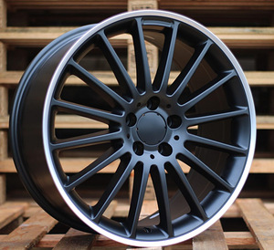 R19x9  5X112  ET  54  66.6  A1020  Black Half Matt+Polished Lip (BLHMPL)  For MER  (P)  (Rear+Front) (1 foto / 1)