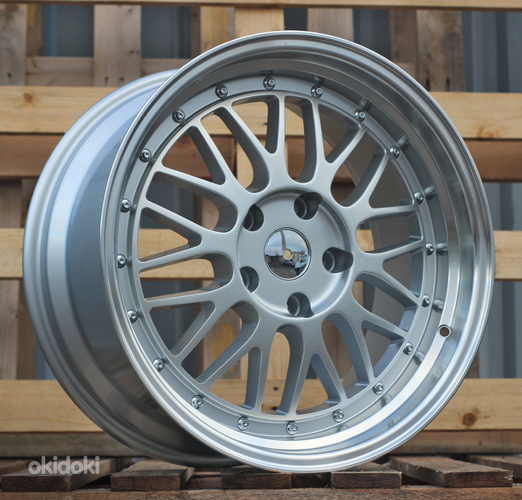 R18x9  5X120  ET  35  72.6  A1025  Silver Shining+Polished Lip (SSPL)  For RACIN  (P)  (Rear+Front Style BBS)