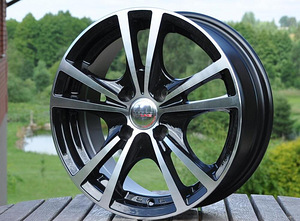 R14x6  4X114.3  ET  35  73.1  9114  Black Polished (MB)  For RACIN  (K7)  ((AKC 45 Eur)) (1 foto / 1)