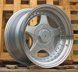 R17x10  5X120  ET  20  74.1  7813R  Silver+Polished Lip (SP)  For BMW  (Z6)  (BBS Style Rear+Front) (1 foto / 1)